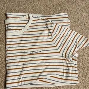 Sonoma Striped Men’s 4xb Pocket T Shirt